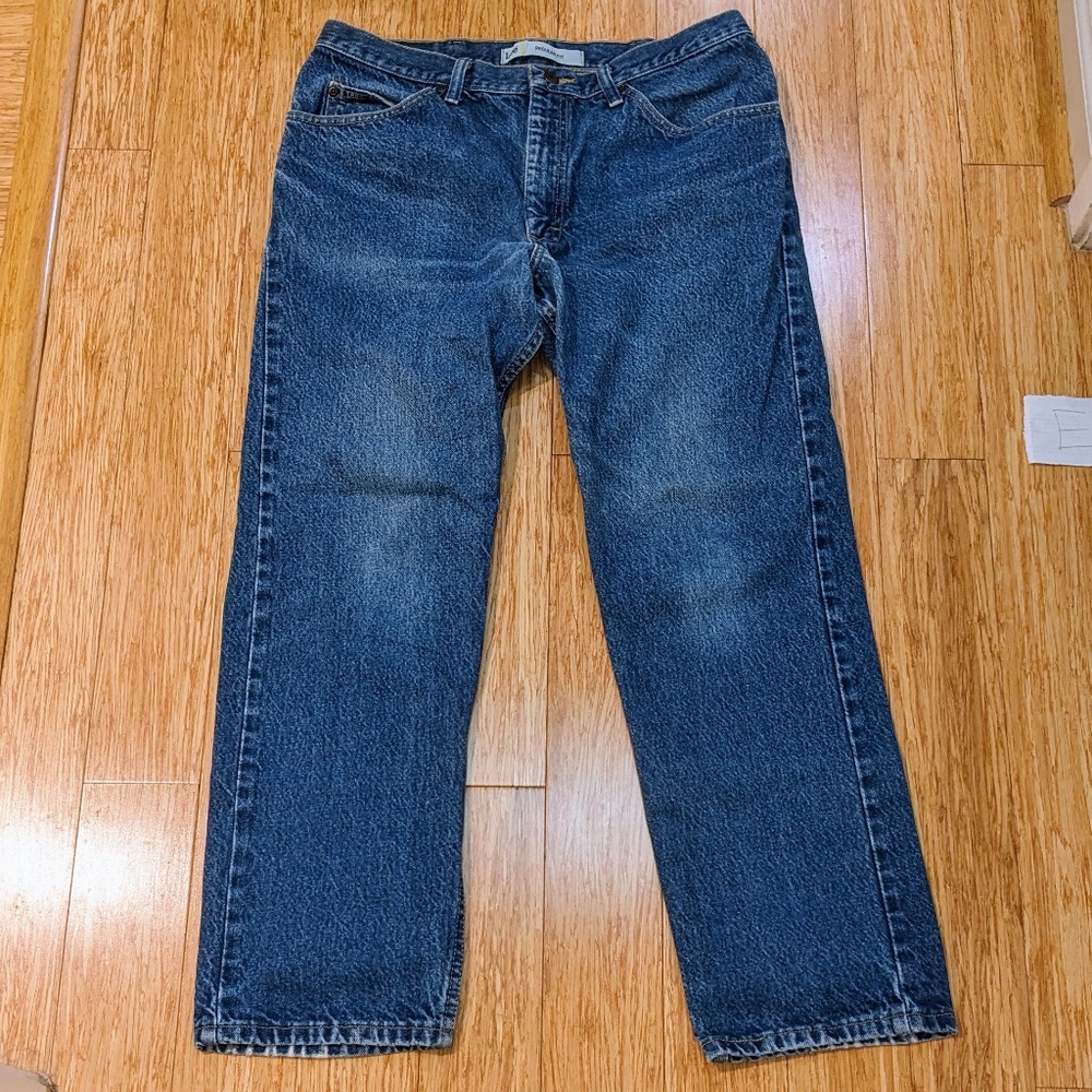 Lee Regular Fit Straight Leg 36x30 Medium Wash Men's Jeans VGUC